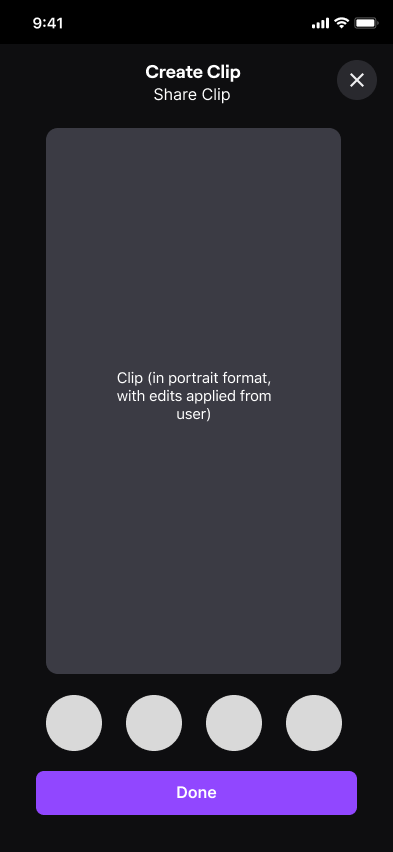 Clip editor wireframe 4